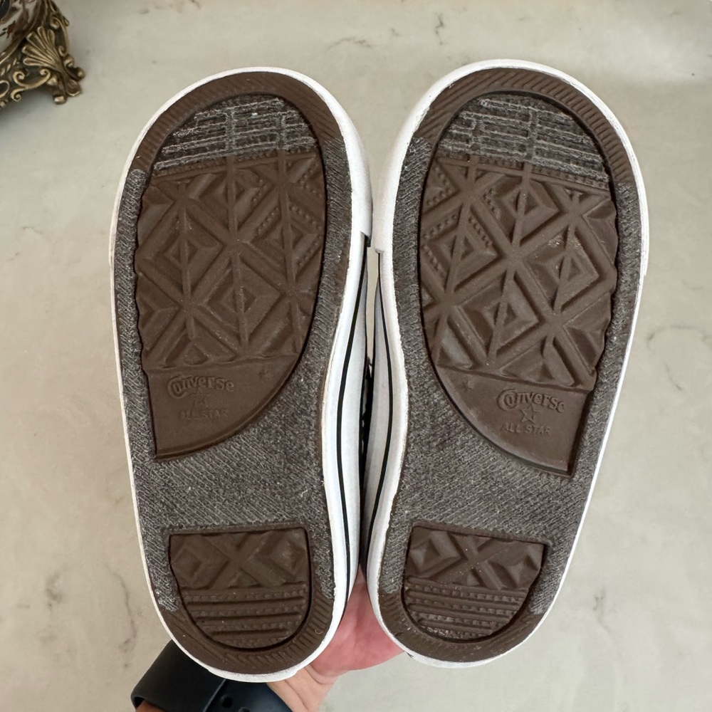 Converse All Star Leopard Girls Shoes Size 7 - Picture 9 of 11